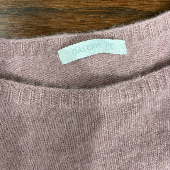 GALERIE VIE Women's  100% CASHMERE Sweater Luxury Small - Picture 2 of 7